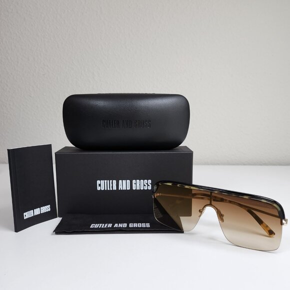 CUTLER AND GROSS CG1328S 001 SUNGLASSES - WOMEN'S BLACK CAMO FRAME - Picture 1 of 7